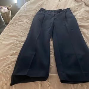 A&F Navy work trouser pants, like new, recently dry cleaned